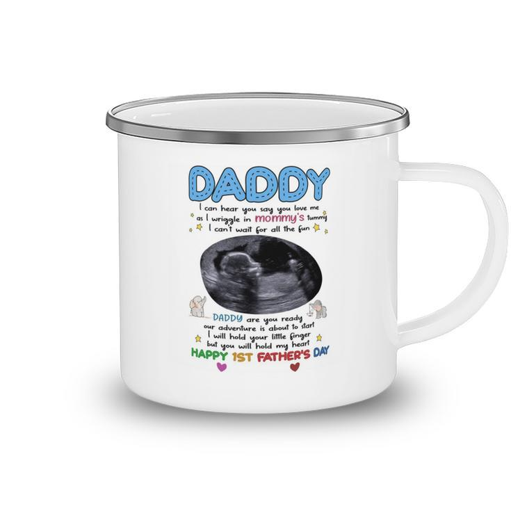 Daddy Happy 1St Fathers Day Dad To Be Mug Camping Mug