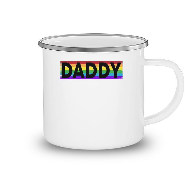 Funny Pride Daddy Proud Gay Lesbian Lgbt Gift Fathers Day  Camping Mug