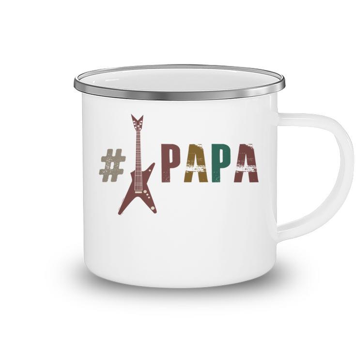 Guitar Papa Camping Mug