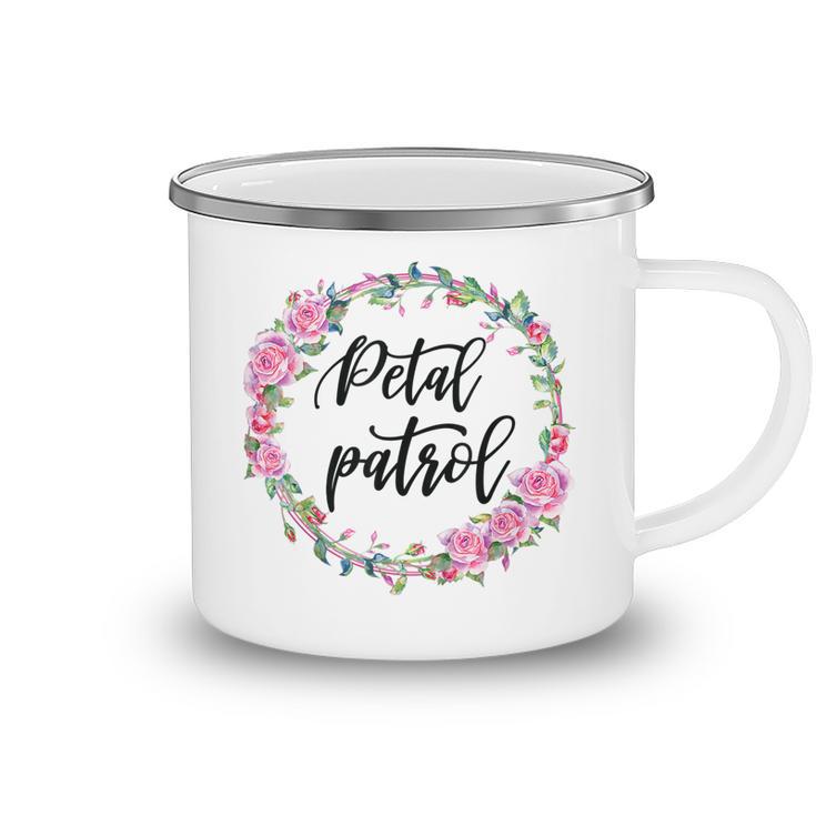 Kids Flower Girl Wedding Bridal Party Petal Patrol  Camping Mug