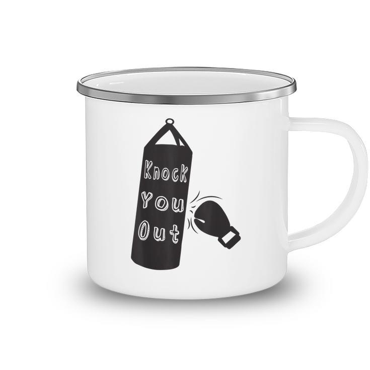 Mama Said Knock You Out Boxers Heavy Bag Boxing Camping Mug