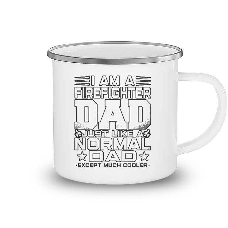 Mens Funny Firefighter Dad Gift Firefighter Fathers Day Gifts Camping Mug