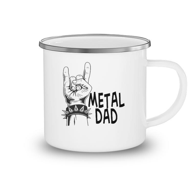Metal Dad Classic Fathers Day Camping Mug