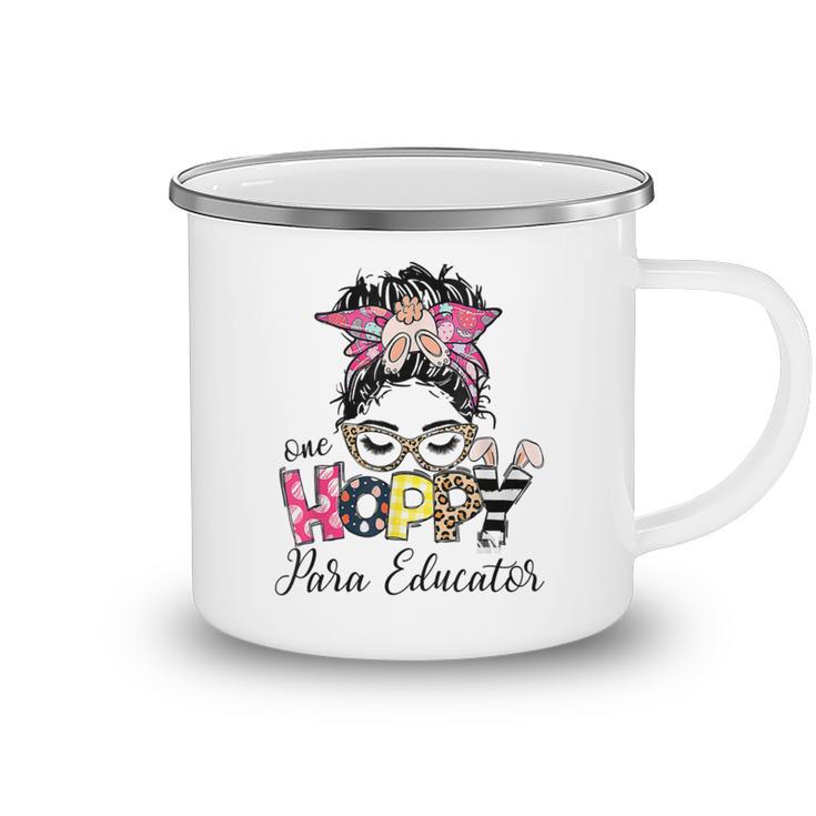 One Hoppy Mama Shirt Gift For Easter Spring Women Easter Women Gifts For Mom Mom One Happy Mama Easte V2 Camping Mug