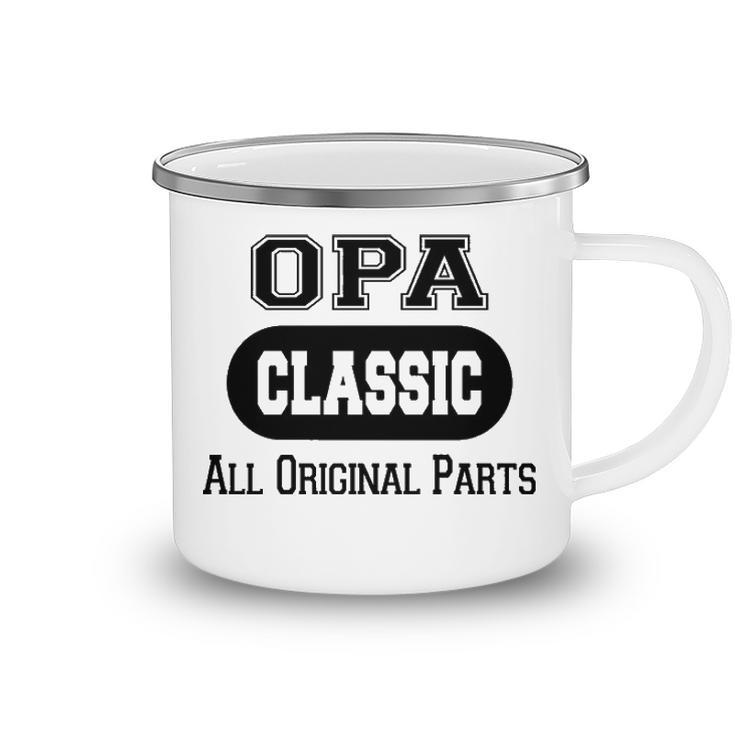 Opa Grandpa Gift   Classic All Original Parts Opa Camping Mug