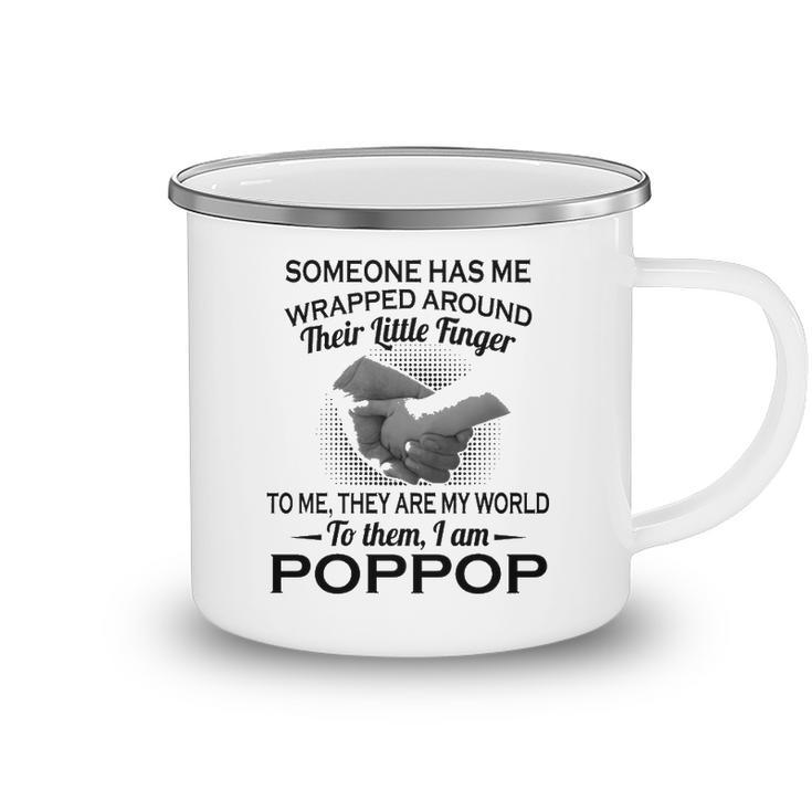 Poppop Grandpa Gift   To Them I Am Poppop Camping Mug