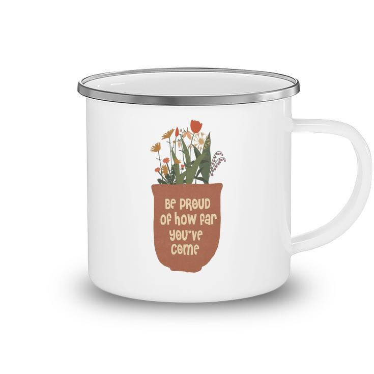 Trending  On Summer Floral  Women Trending Camping Mug