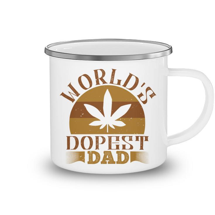 Worlds Dopest Dad Camping Mug