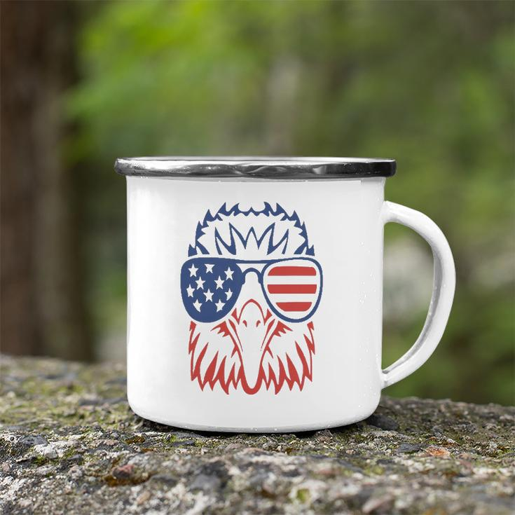 American Flag Eagle 4Th Of July Usa Sunglasses Patriotic Camping Mug