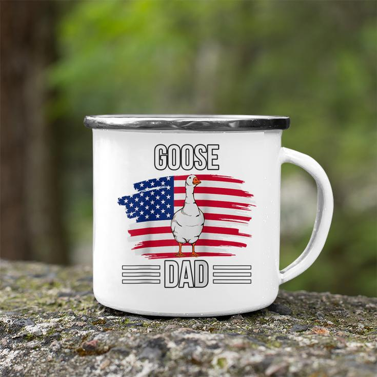 Bird Us Flag 4Th Of July Fathers Day Goose Dad Camping Mug