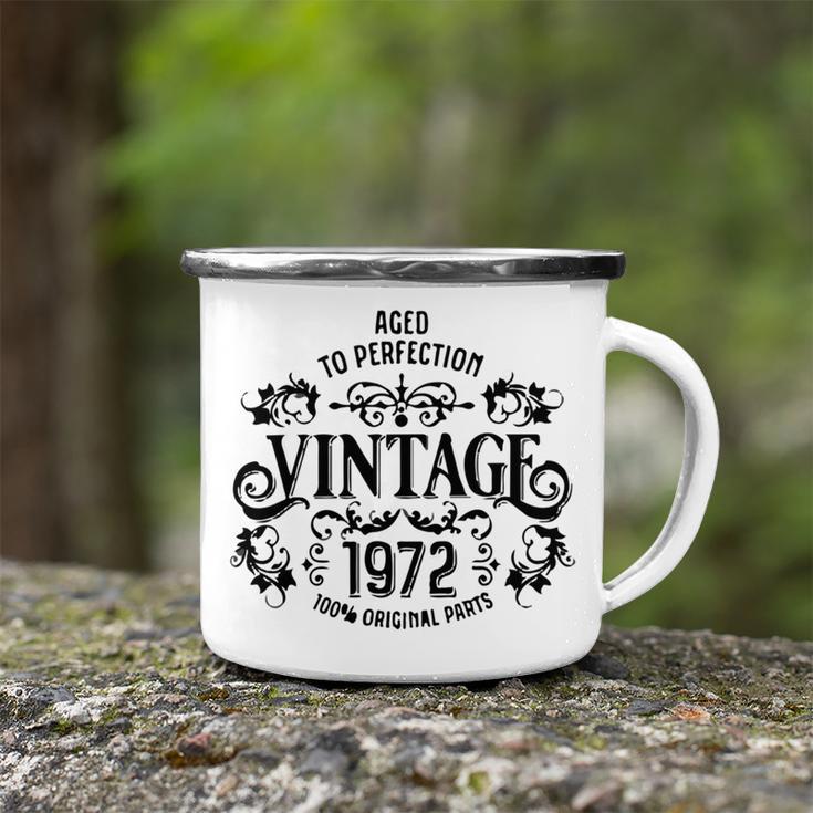 Copy Of 50Th Birthday Born 1972 Vintage Camping Mug