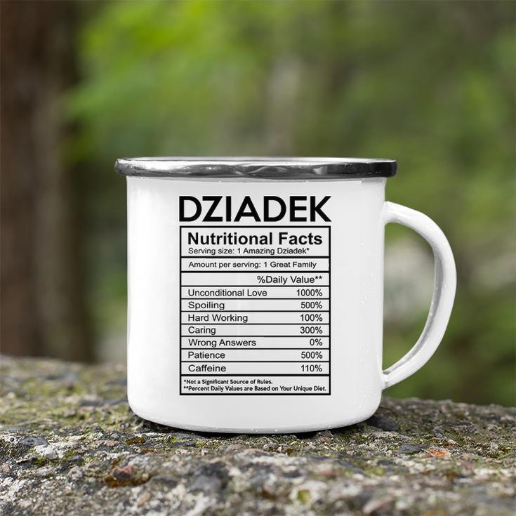 Dziadek Grandpa Gift Dziadek Nutritional Facts Camping Mug