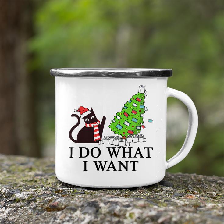 Funny Black Cat Funny Christmas Toilet 635 Shirt Camping Mug