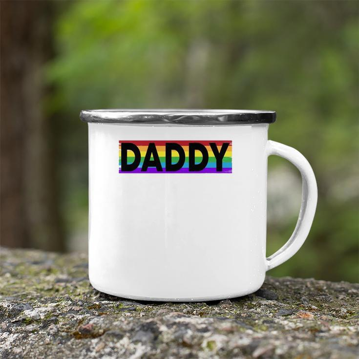 Funny Pride Daddy Proud Gay Lesbian Lgbt Gift Fathers Day Camping Mug