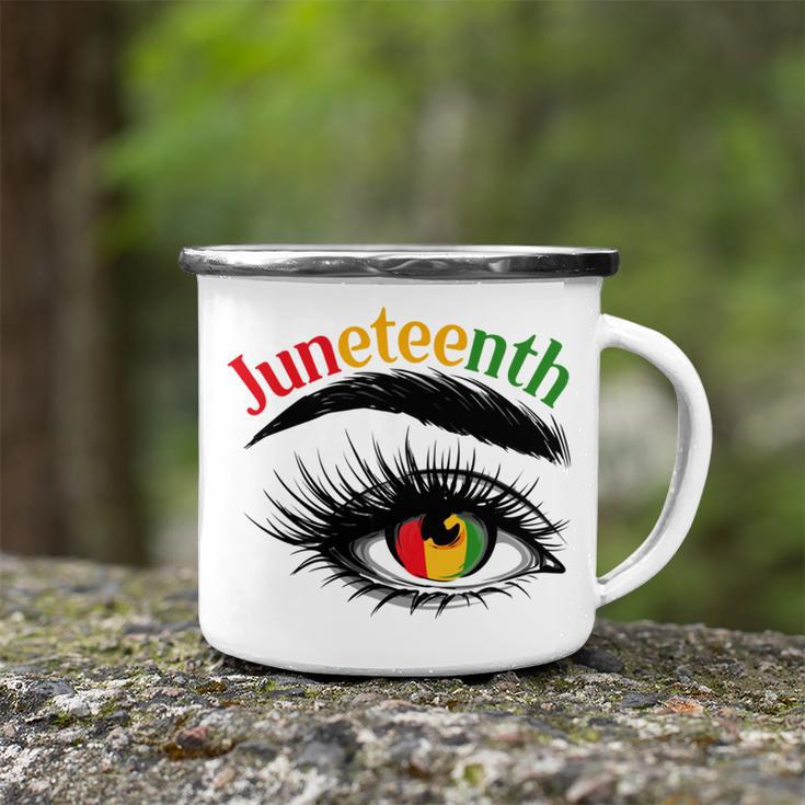 Official 4 Juneteenth - African American Women Black History Pride Camping Mug