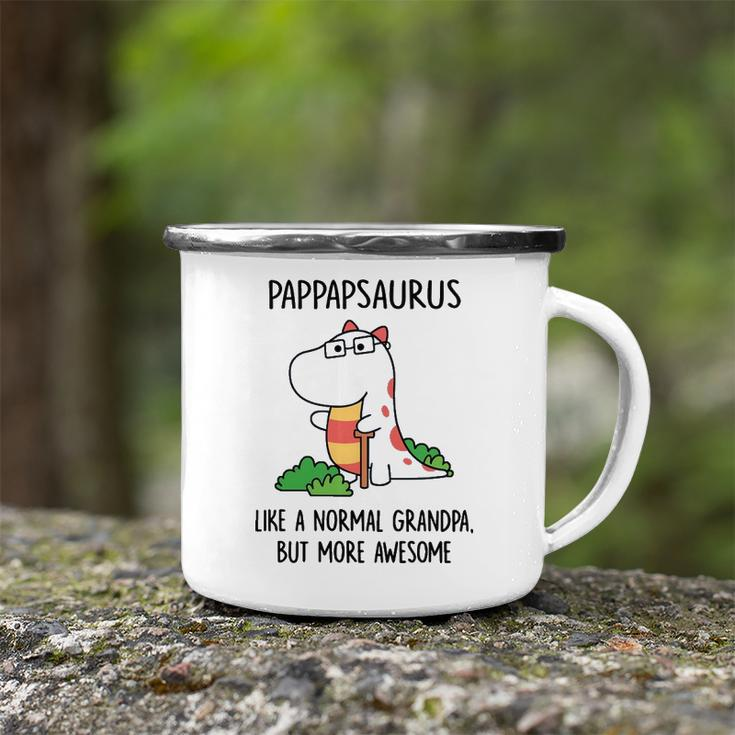 Pap Pap Grandpa Gift Pappapsaurus Like A Normal Grandpa But More Awesome Camping Mug