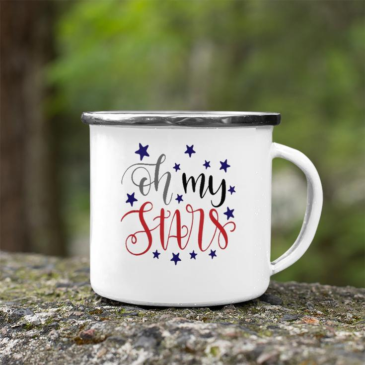 Patriotic Mom July 4Th America Usa Oh My Stars Women Camping Mug