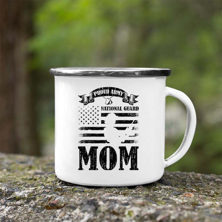Proud Army National Guard Mom Us Flag Military Mothers Day Camping Mug