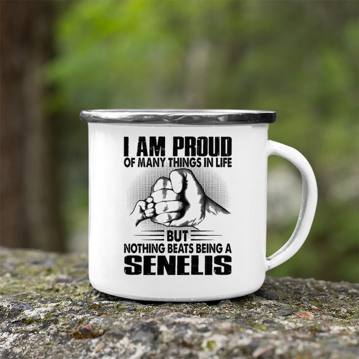 Senelis Grandpa Gift Nothing Beats Being A Senelis Camping Mug
