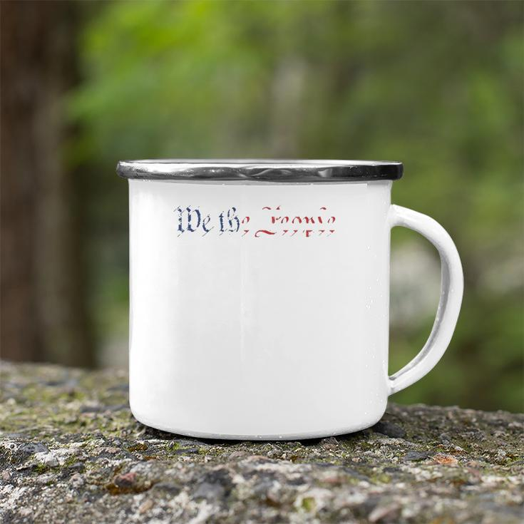 We The People US Constitution 1776 Freedom American Flag Camping Mug