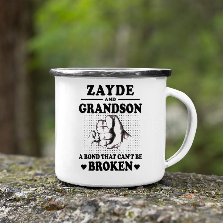 Zayde Grandpa Gift Zayde And Grandson A Bond That Cant Be Broken Camping Mug