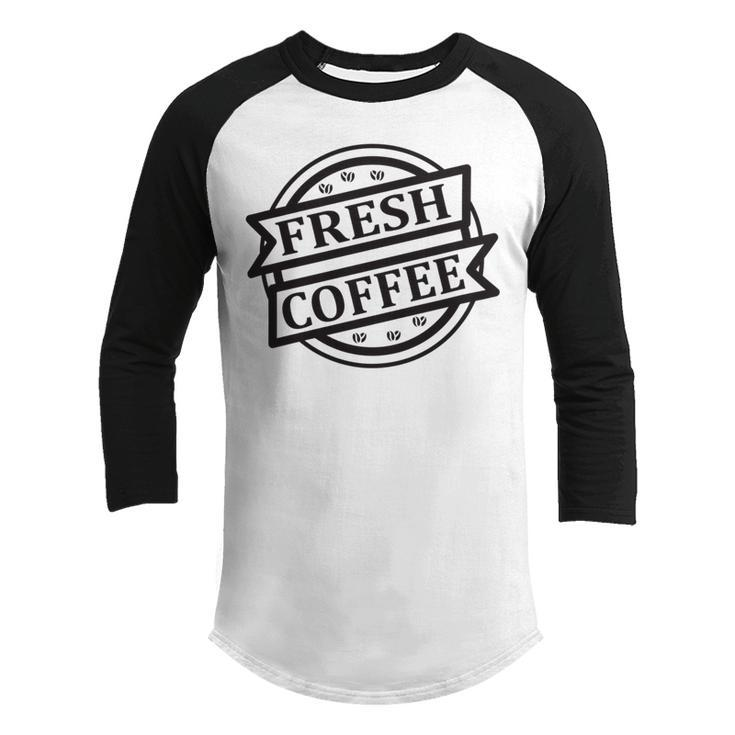 Fresh Coffee V2 Youth Raglan Shirt