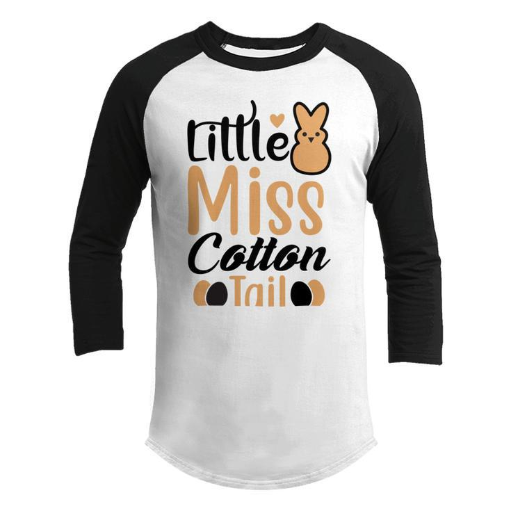Little Miss Cotton Tail Youth Raglan Shirt