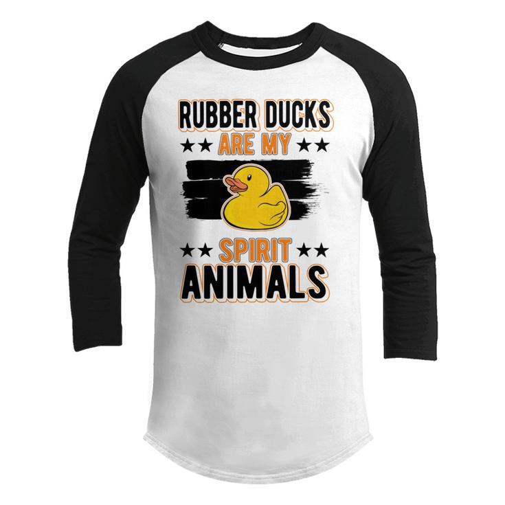 Rubber Duck Spirit Animal Youth Raglan Shirt