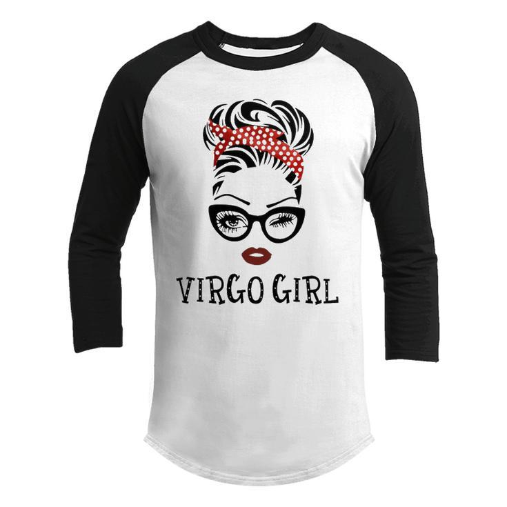 Virgo Girl Gift   Virgo Girl V2 Youth Raglan Shirt