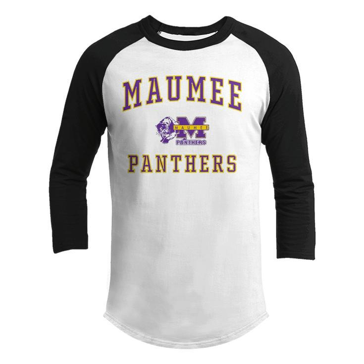 Maumee High School Panthers Sports Team Youth Raglan Shirt