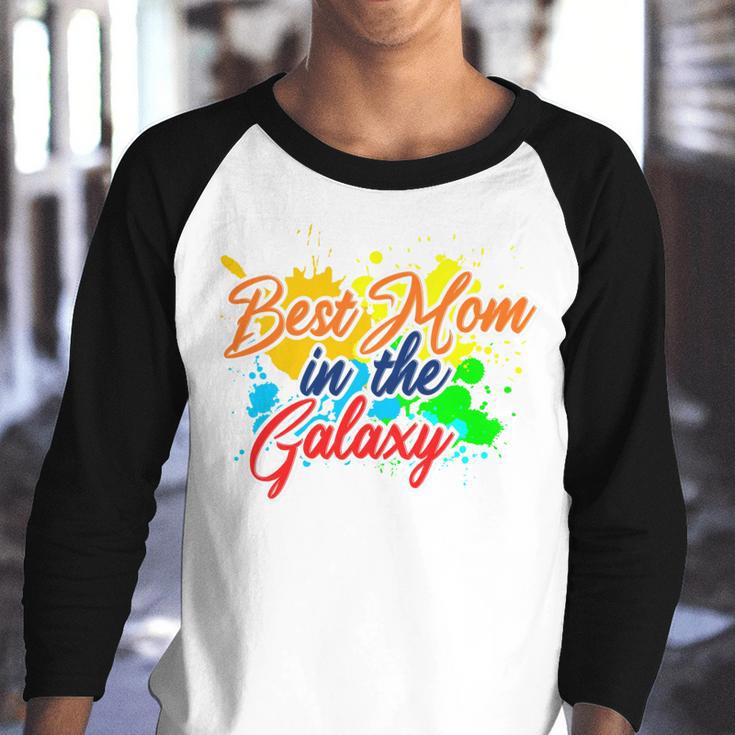 Best Mom In The Galaxy Gift For Mothers Youth Raglan Shirt