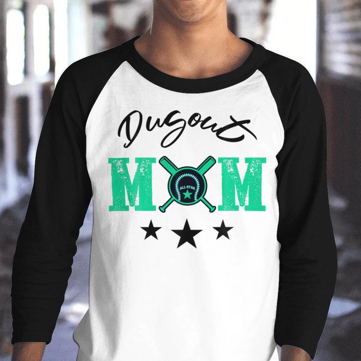 Dugout Mom Youth Raglan Shirt