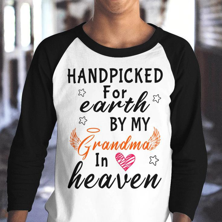Handpicked Earth Grandma Heaven Youth Raglan Shirt