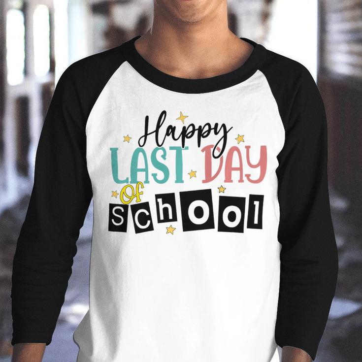 Happy Last Day Of School Kids Teacher Student Graduation Premium 37 Shirt Youth Raglan Shirt