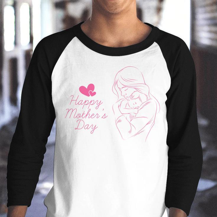 Happy Mothers Day V3 Youth Raglan Shirt