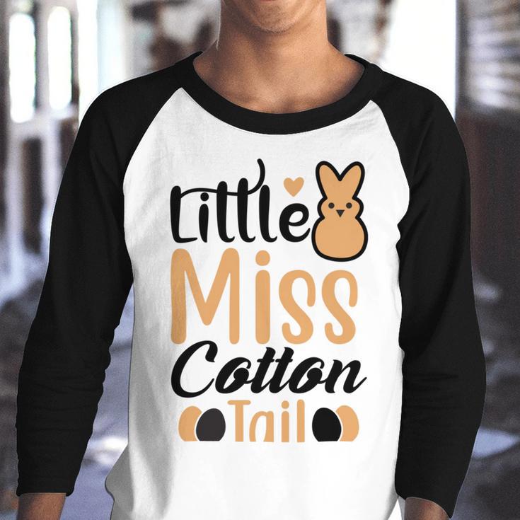 Little Miss Cotton Tail Youth Raglan Shirt