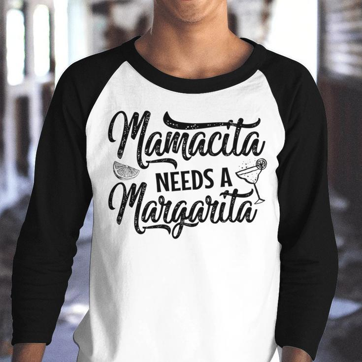 Mamacita Needs A Margarita Funny Cinco De Mayo Mom Gift Youth Raglan Shirt