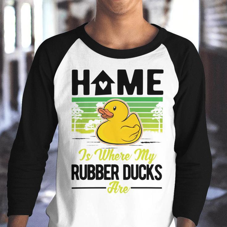 Rubber Duck Home Youth Raglan Shirt