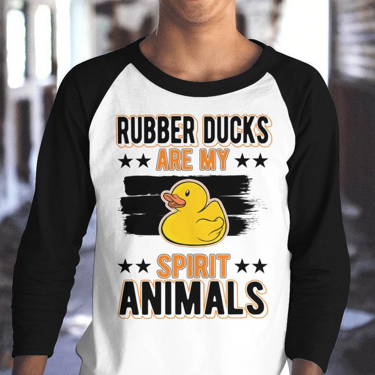 Rubber Duck Spirit Animal Youth Raglan Shirt