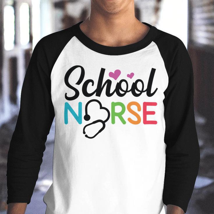 School Nurse Nurse Nurse Gift Funny Nurse Nursing Student Nursing Graduate Gift Youth Raglan Shirt