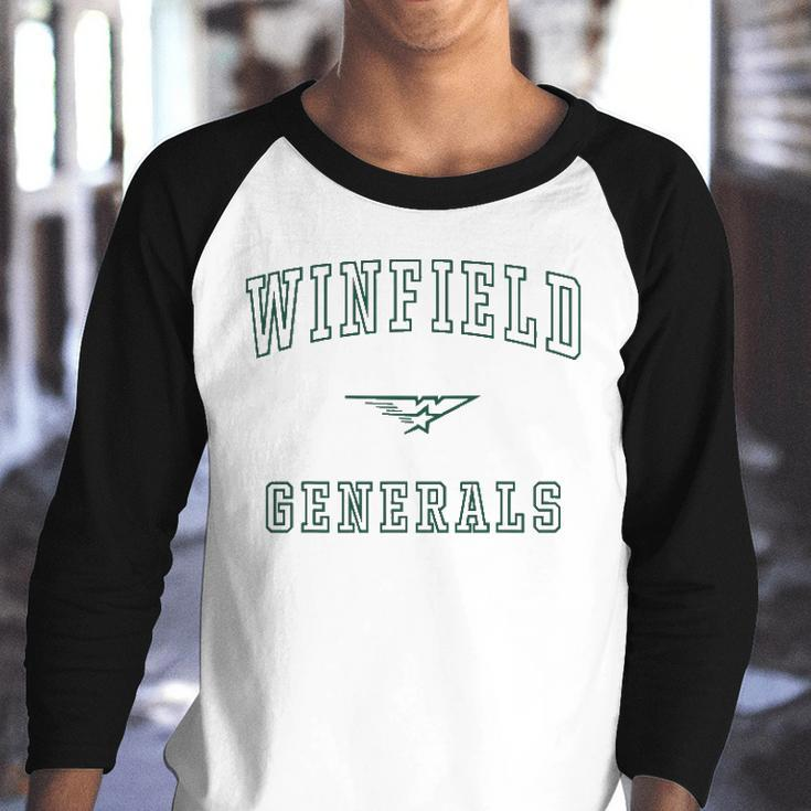 Winfield High School Generals Teacher Student Gift Youth Raglan Shirt