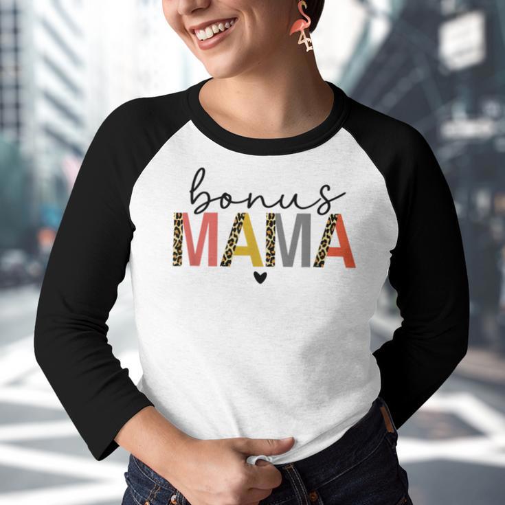 Bonus Mama Funny Mom Youth Raglan Shirt