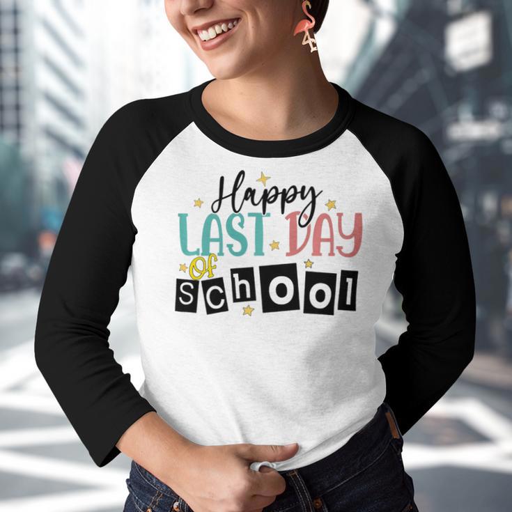 Happy Last Day Of School Kids Teacher Student Graduation Premium 37 Shirt Youth Raglan Shirt