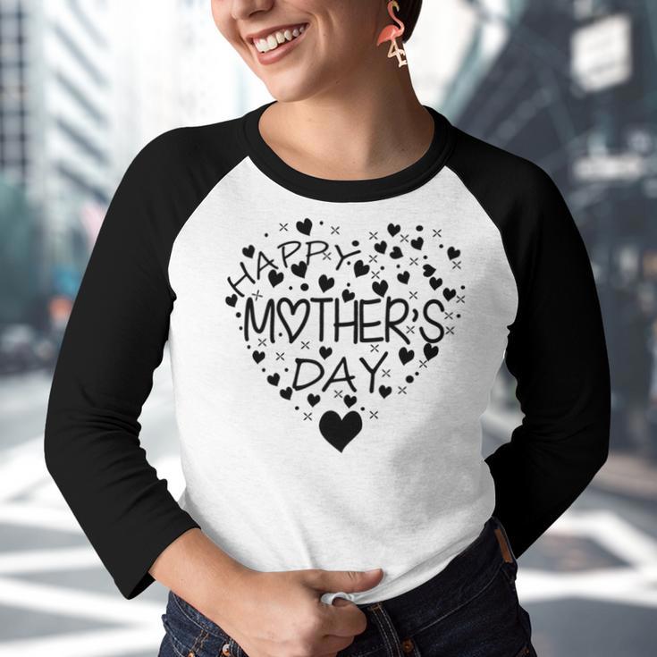 Happy Mothers Day Gift For Your Mom Lovely Mom Gift V2 Youth Raglan Shirt