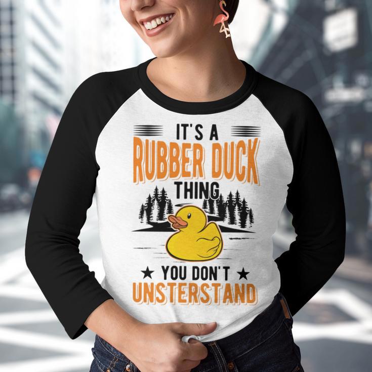 Its A Rubber Duck Thing Youth Raglan Shirt