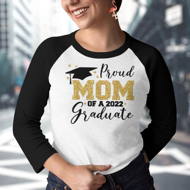 Proud Mom Of A 2022 Graduate Youth Raglan Shirt