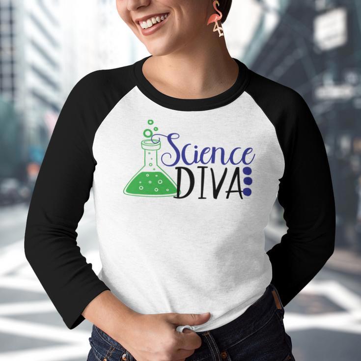 Science Diva Science Teachers And Student Youth Raglan Shirt