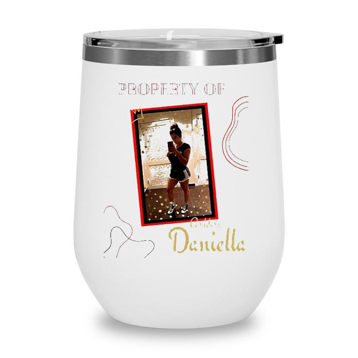 Property Of Goddess Daniella Wine Tumbler