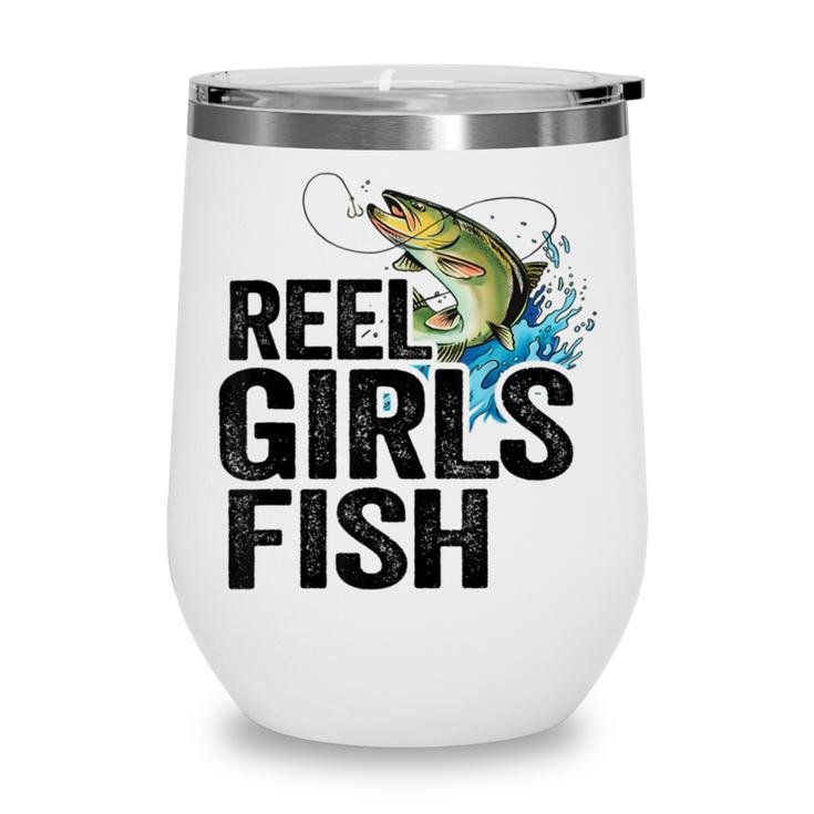 Reel Girl Fish Wine Tumbler