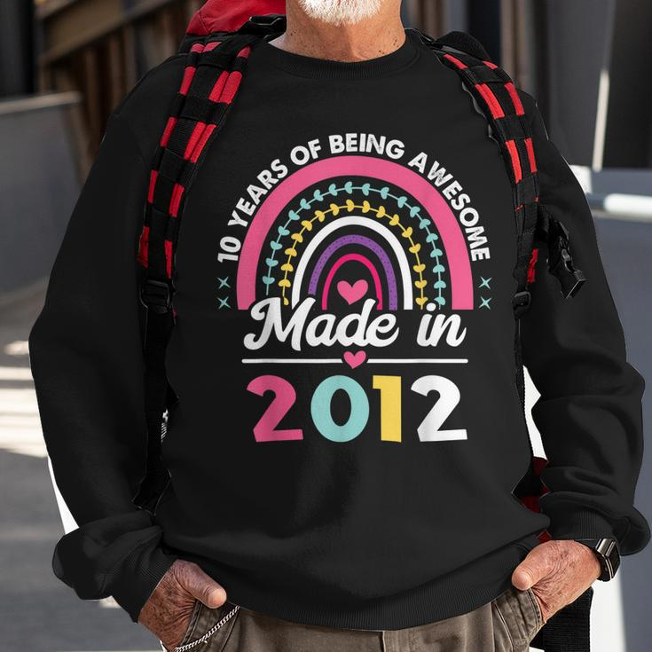 10 Years Old Gifts 10Th Birthday Born In 2012 Women Girls Sweatshirt Gifts for Old Men